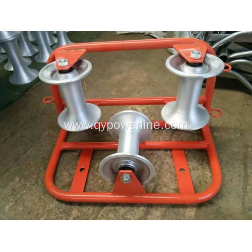 Three-Wheel Corner cable roller